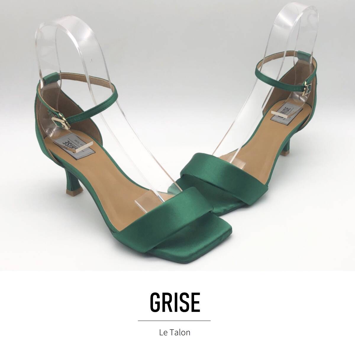 ルタロン グリース 未使用 Le Talon GRISE ルタロン パンプス ヒール パンプス レディース ミュール オープントゥ ハイヒール 極美品拍卖