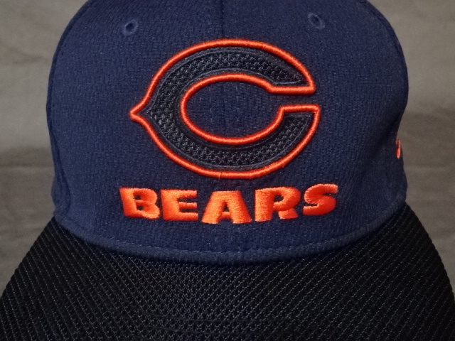 激レア USA購入【NEWERA】 【59FIFTY】 NFLアメフト シカゴ ベアーズ 【CHICAGO BEARS】【GSH】 ロゴ刺繍入り キャップ 中古良品拍卖