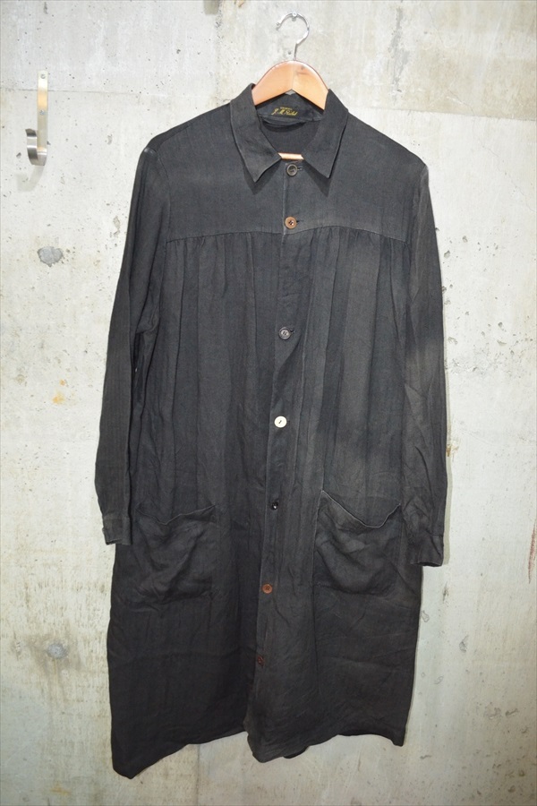 アルキビオ J.M.リボット ARCHIVIO J.M.Ribot アナザーボタン ANOTHER BUTTON リネン コート 44 D8514拍卖