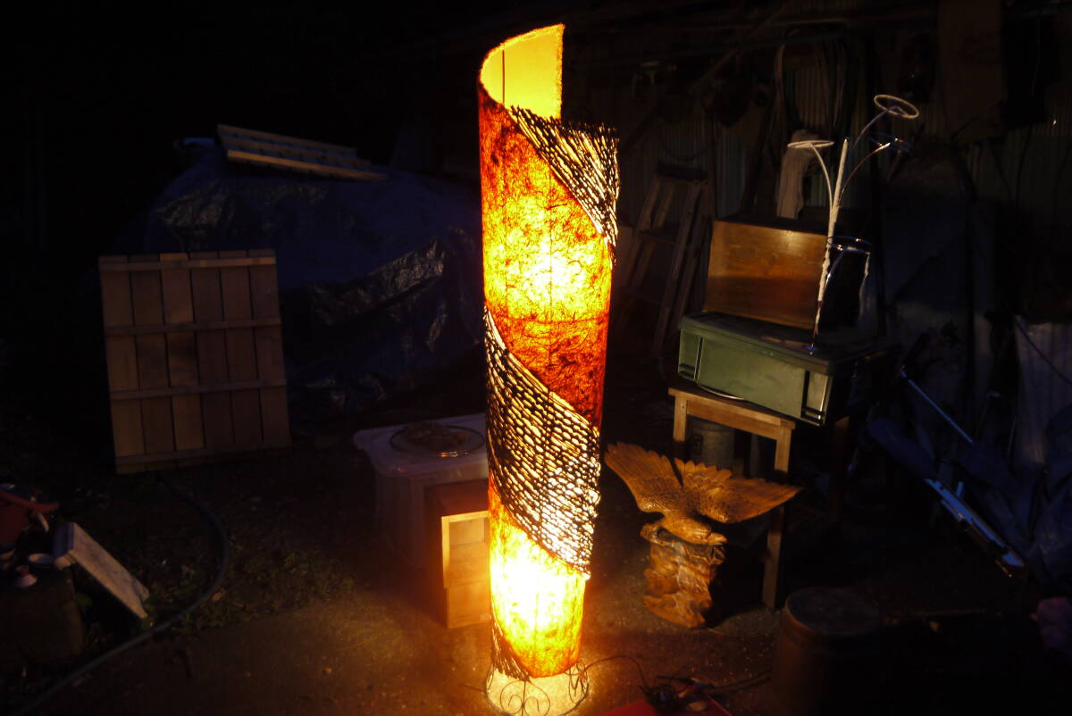 ★【5Jun05 O】中古 フロアーランプ 灯り モダン 拍卖