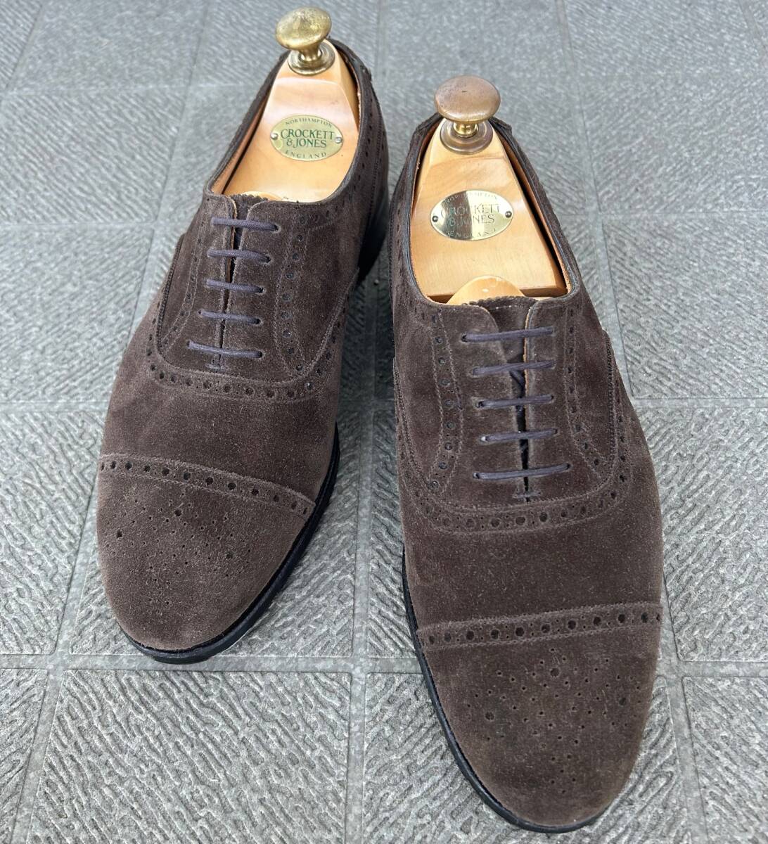【着用数回】マスターロイド / MASTER LLOYD ロイドフットウェア BARKELEY クロケット&ジョーンズ ハンドグレード製 セミブローグ 6E拍卖