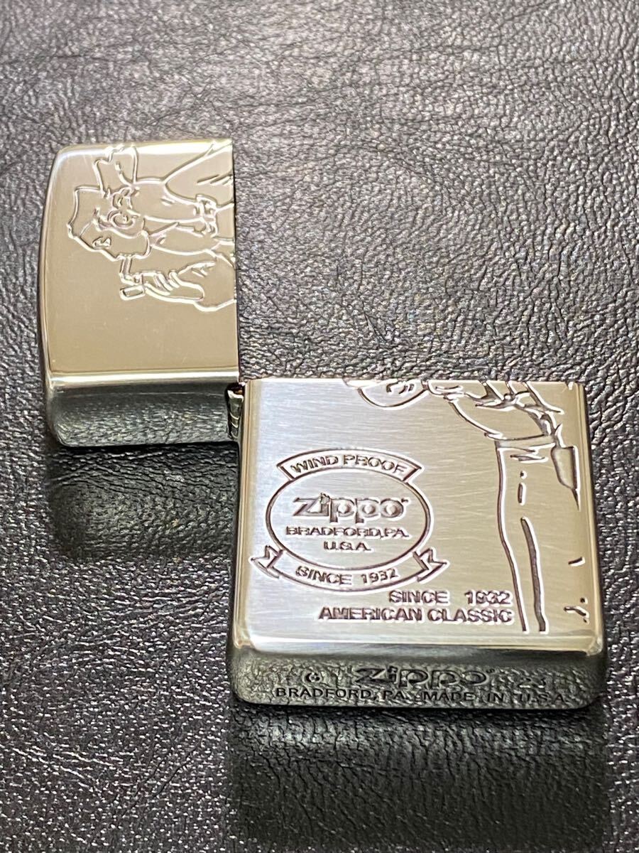 zippo ウィンディ シルバー 外側ケース アウター 前面刻印 希少モデル 2023年製 WINDY silver拍卖