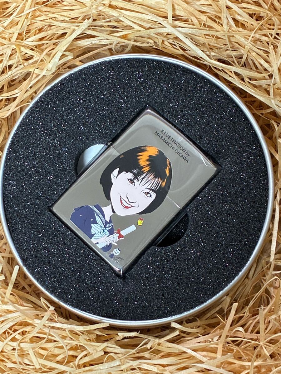 zippo 広末涼子 卒業バージョン 限定1000個 両面デザイン 2000年製 シリアルナンバー有り NO.0968/1000 専用缶ケース 保証書付き拍卖