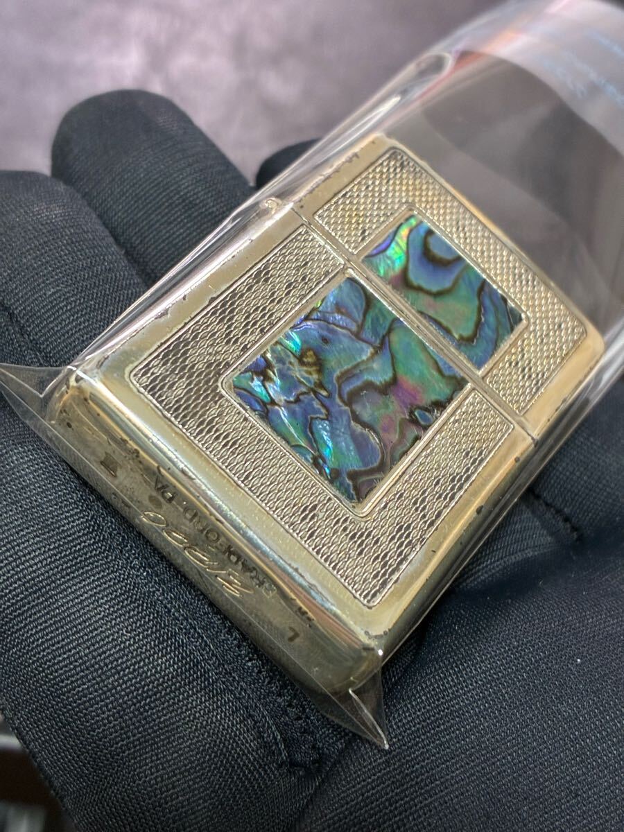 zippo シェル 筆記体 ヴィンテージ 1990年製 シルバー 希少モデル シルバーインナー 1987年製 拍卖