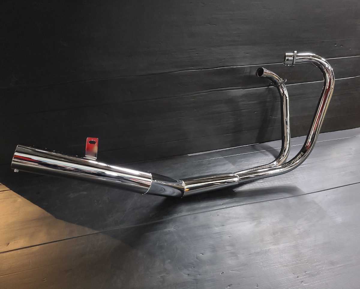 Z750T KZ750T twin ツインメッキ ショート管 マフラー 新品 Z750T z750twin z750ツイン 拍卖