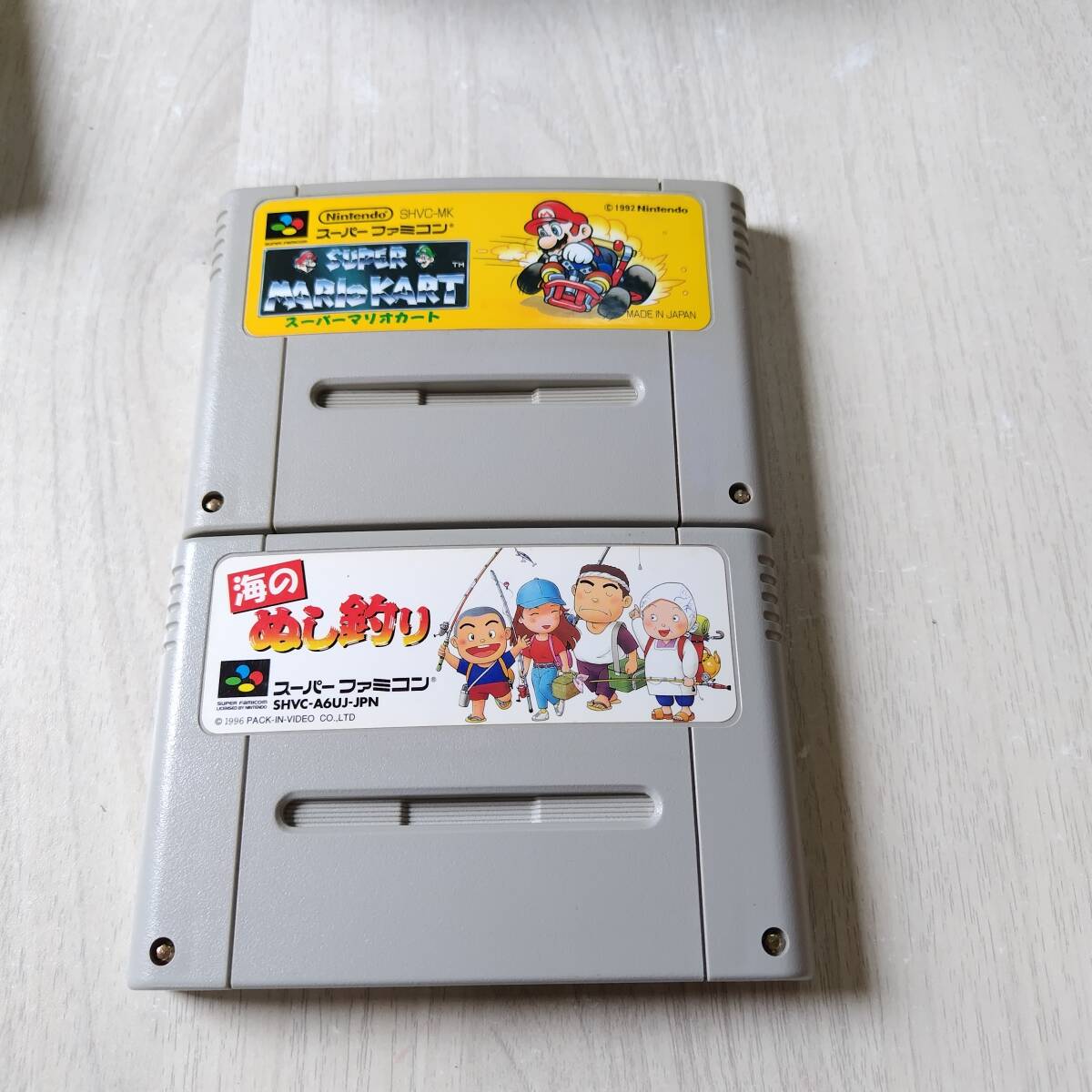 ☆即決 SFC 海のぬし釣り スーパーマリオカート   レターパックライト SFC 5本まで N64 6本まで同梱可☆拍卖
