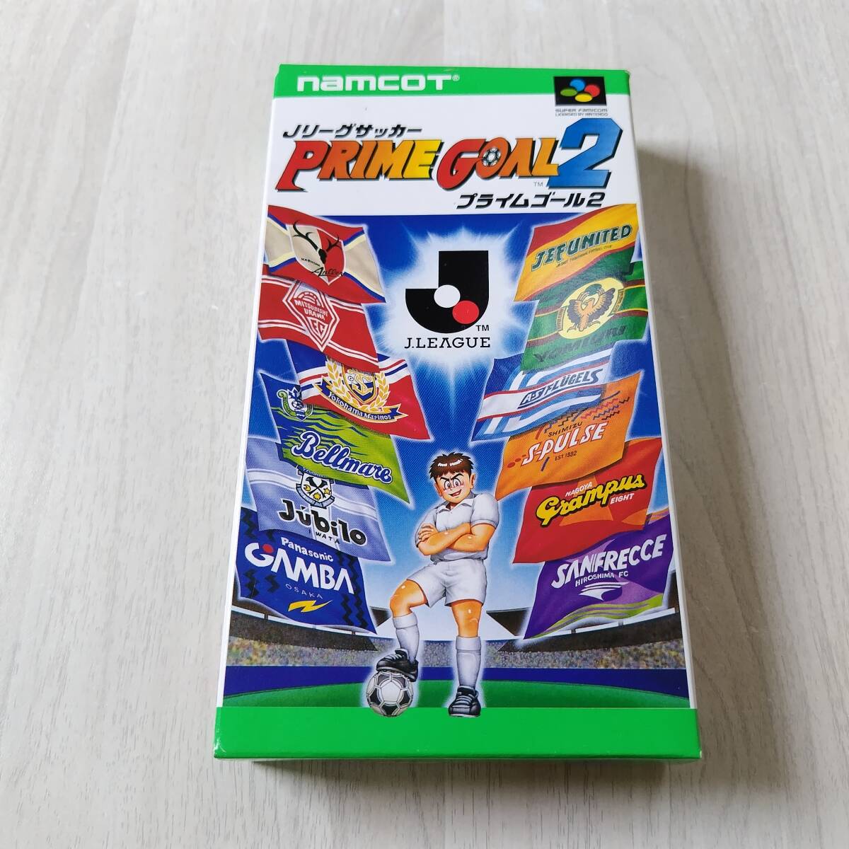 ☆ソフトと説明書無し 美品! SFC Jリーグサッカー プライムゴール2  箱のみ  何本でも同梱可☆拍卖