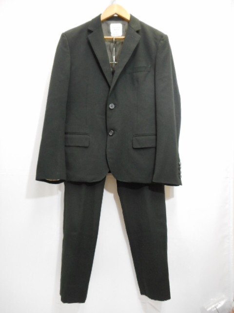 67 送80サ 0616YD06 UNITED TOKYO ユナイテッドトウキョウ メンズ 上下セット ウールジャケット 406153004 406143006 日本製 サイズ2 中古拍卖