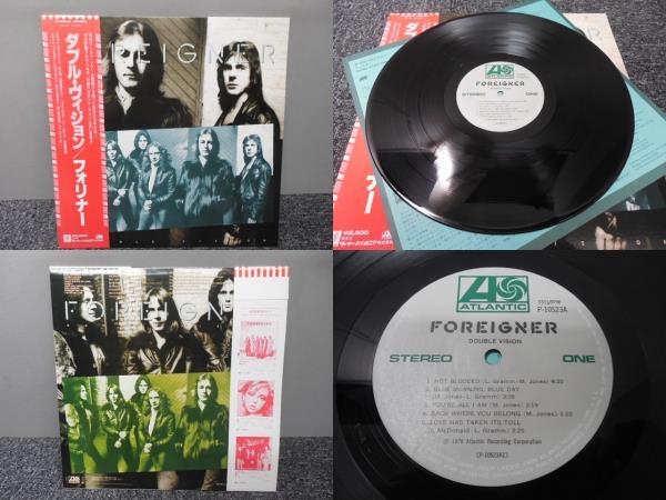 FOREIGNER・フォリナー / DOUBLE VISION ( 帯あり・国内盤 ) LP盤・P-10523A拍卖