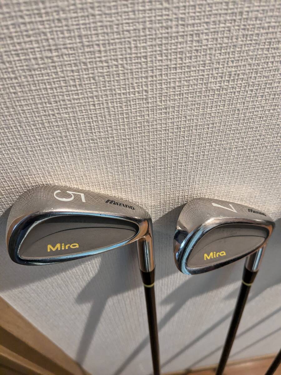 ミズノ ゴルフ クラブ レディース アイアン 5番 7番 9番 pw sw 5本セット拍卖