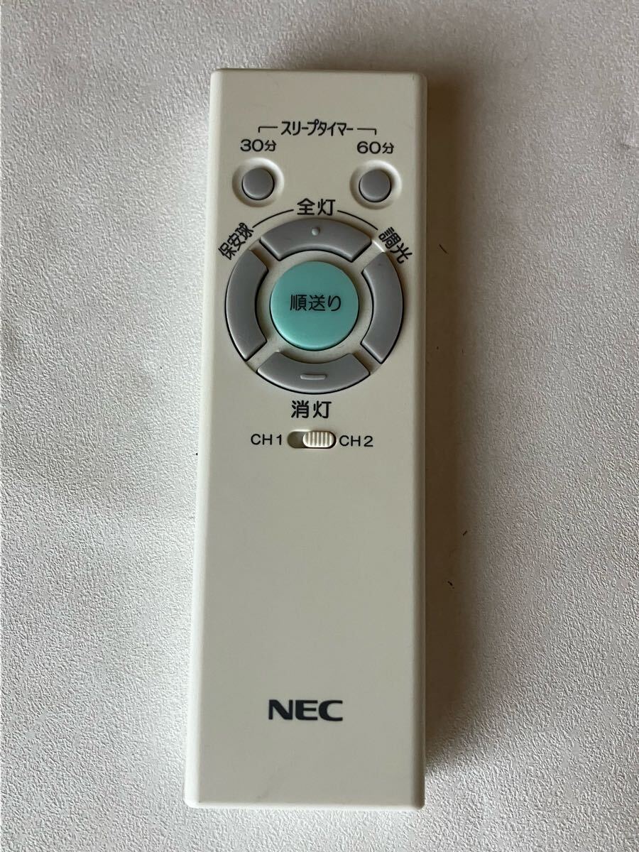 NEC 照明器具用リモコンRL52 動作確認済 個人出品拍卖