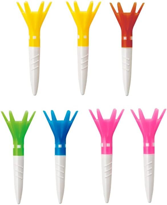 ★★【星野陸也プロ使用ティー】ゴルフティー トマホークティーショート 長持ち設計ゴルフ規則適合 日本製 全長42mm 7本入拍卖