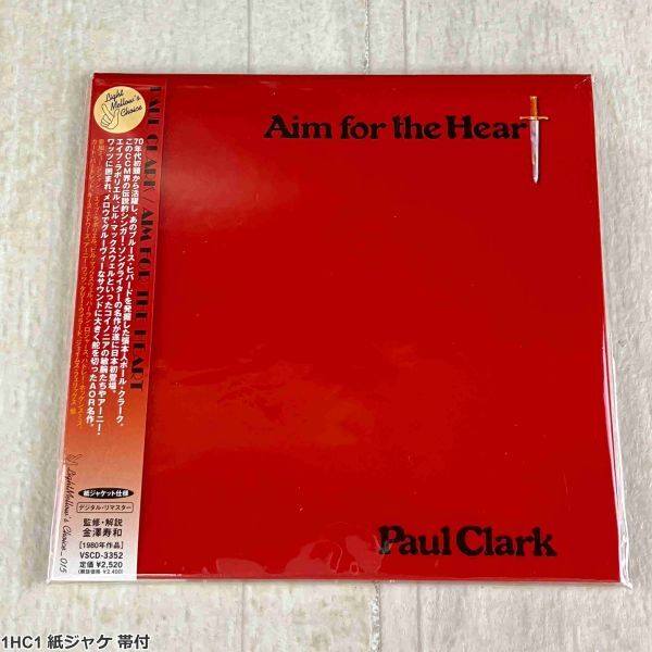 1HC1 紙ジャケ 帯付 CD ポール・クラーク エイム・フォー・ザ・ハート Paul Clark Aim for the Heart デジタルリマスター拍卖