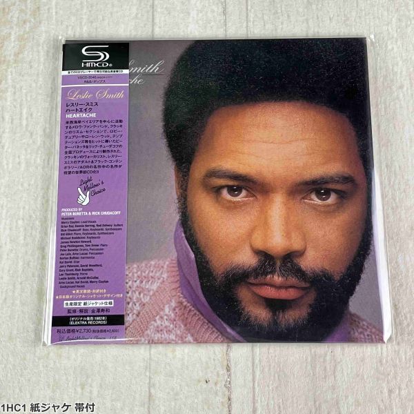 1HC1 紙ジャケ 帯付 CD Leslie Smith Heartache レスリー・スミス ハートエイク SHM-CD拍卖
