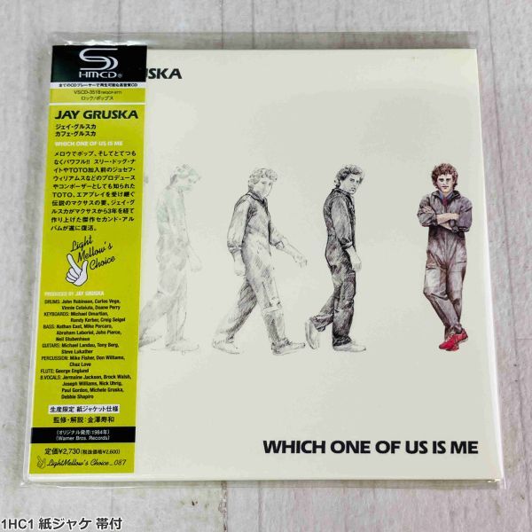 1HC1 紙ジャケ 帯付 CD ジェイ・グルスカ カフェ・グルスカ WHICH ONE OF US IS ME SHM-CD拍卖
