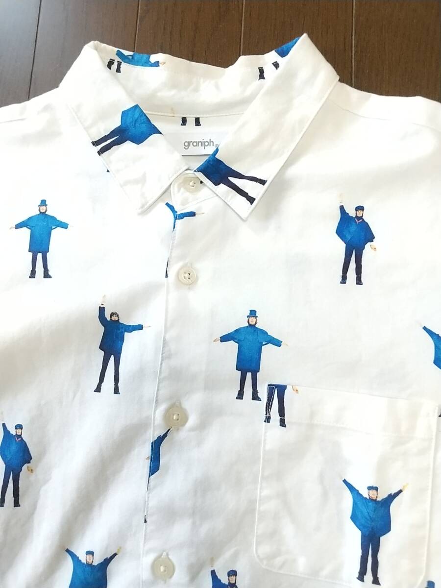 グラニフ ビートルズ メンズ 長袖 シャツ M ヘルプ 拍卖