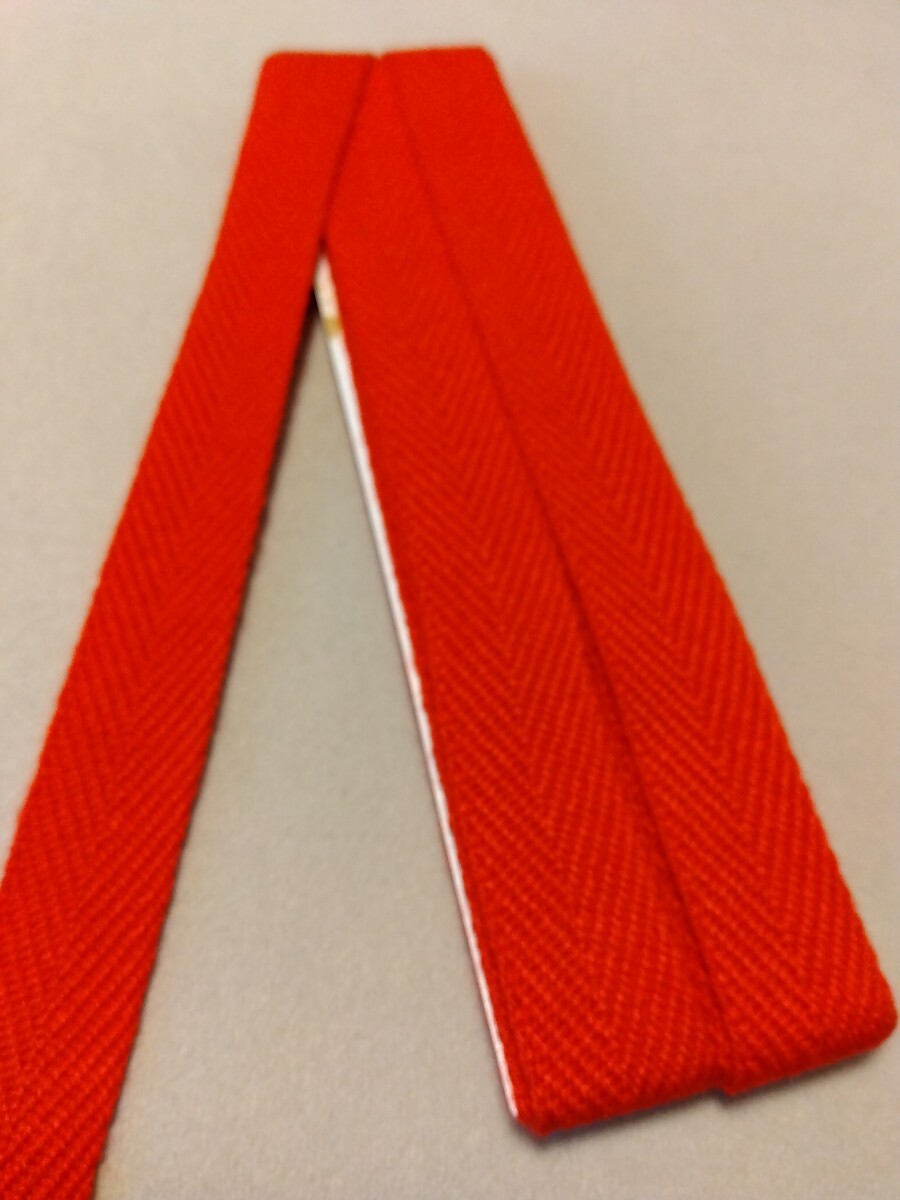 ★手芸★アクリルテープ★赤色★持ち手★300cm★拍卖