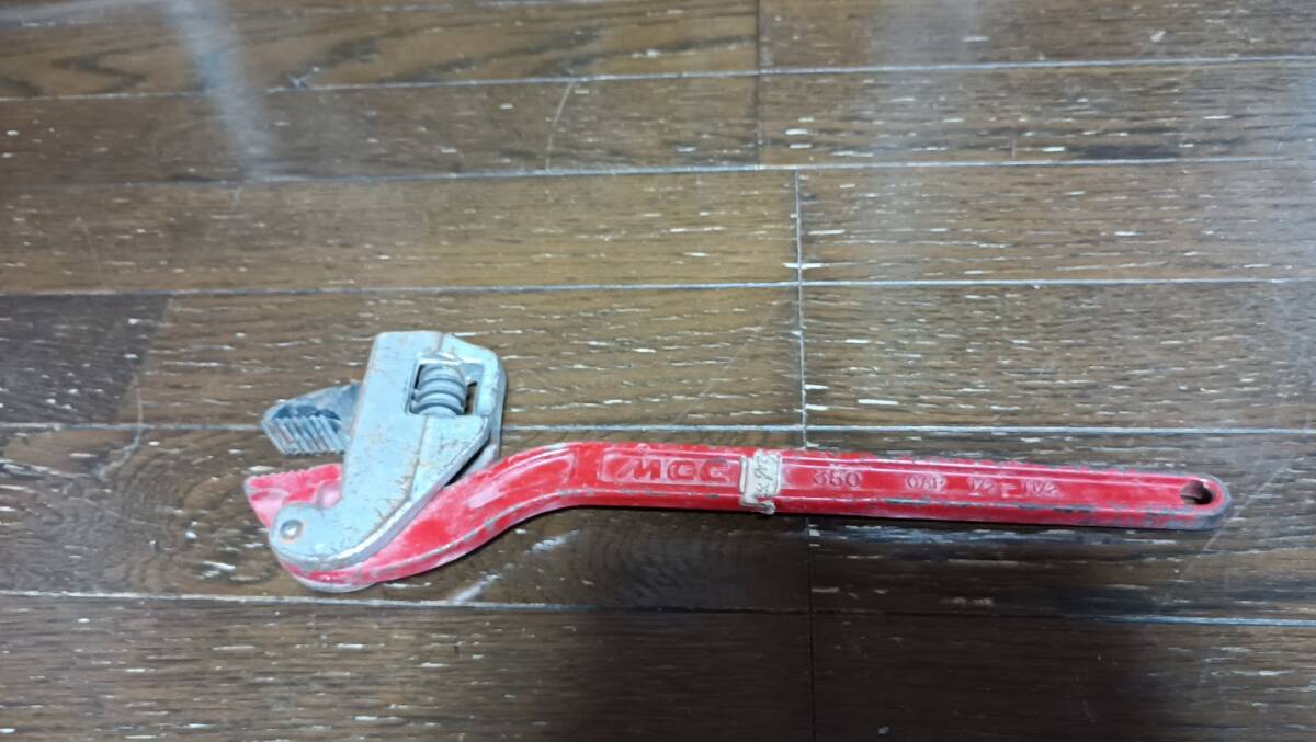 パイプレンチ コーナーレンチ MCC 350 ジャンク品拍卖