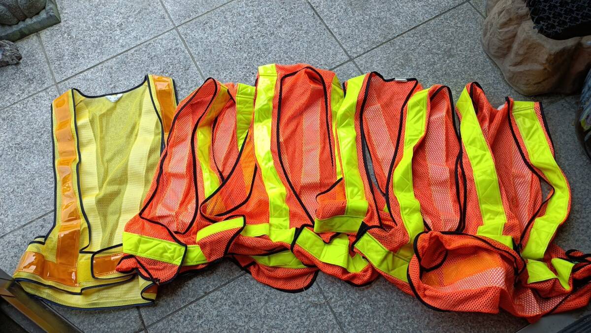 反射安全ベスト ジャンク品 Lサイズ 5枚 拍卖