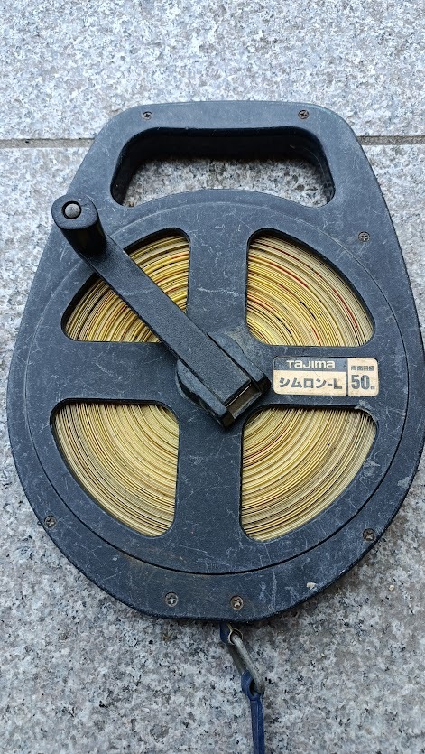 タジマ 測量テープ シムロンーL 50M 両面目盛 中古品拍卖