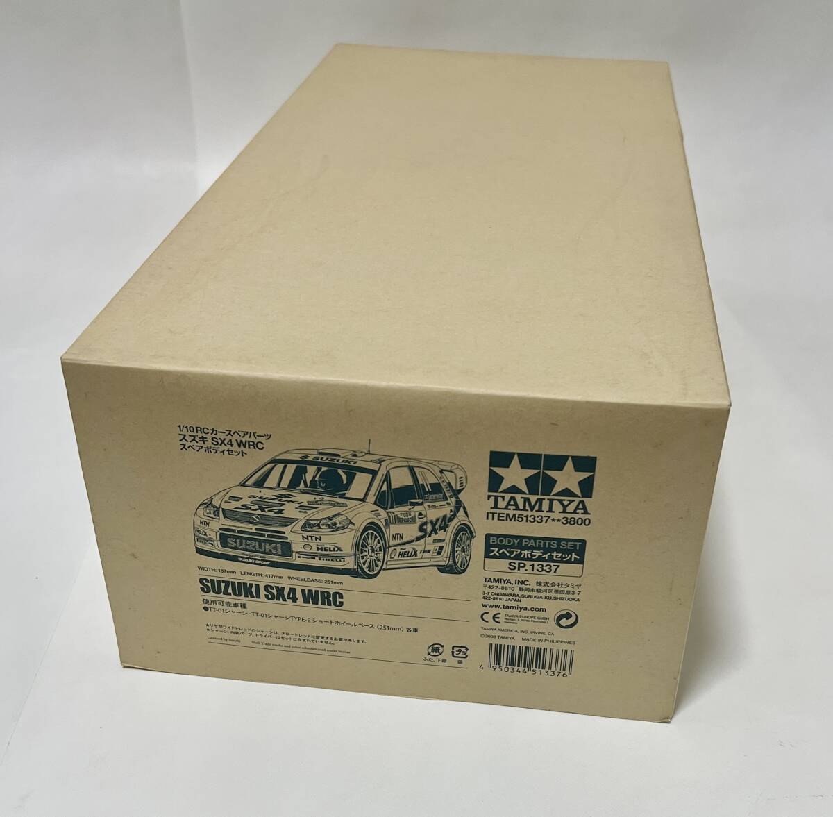 未組立品 タミヤ 1/10 RCカースペアパーツ SUZUKI スズキ SX4 WRC スペアボディセット拍卖
