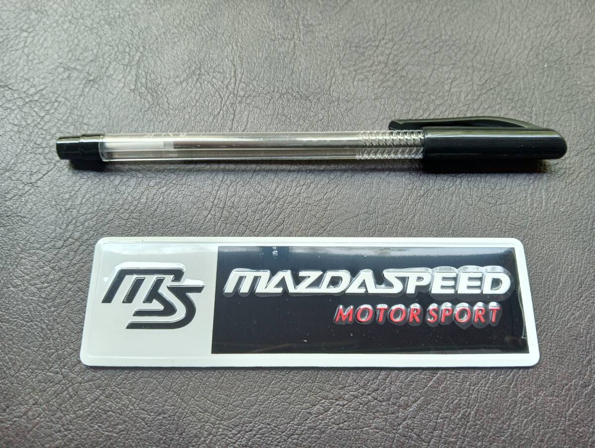 【ゆうパケット送料込】MAZDASPEED(マツダスピード) エンブレムプレート Ver.2拍卖