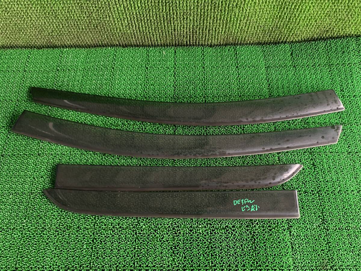 ●即決値段● マツダ 純正 デミオ DEJFS DE3FS DE5FS DE3AS ドアバイザー 1台分 サイドバイザー 4枚 雨除け 前後左右 ピン無し拍卖