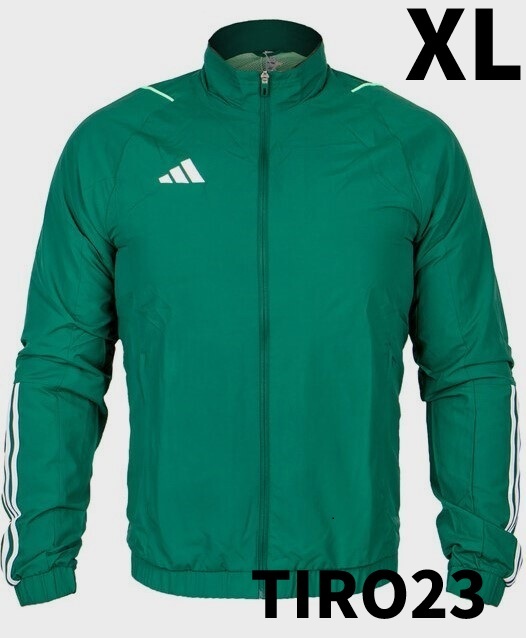 (アディ18,22,27)定価8,250円 新品 アディダス 裏メッシュ TIRO23 ウィンドジャケット HU1334 CT313 グリーン メンズXL拍卖