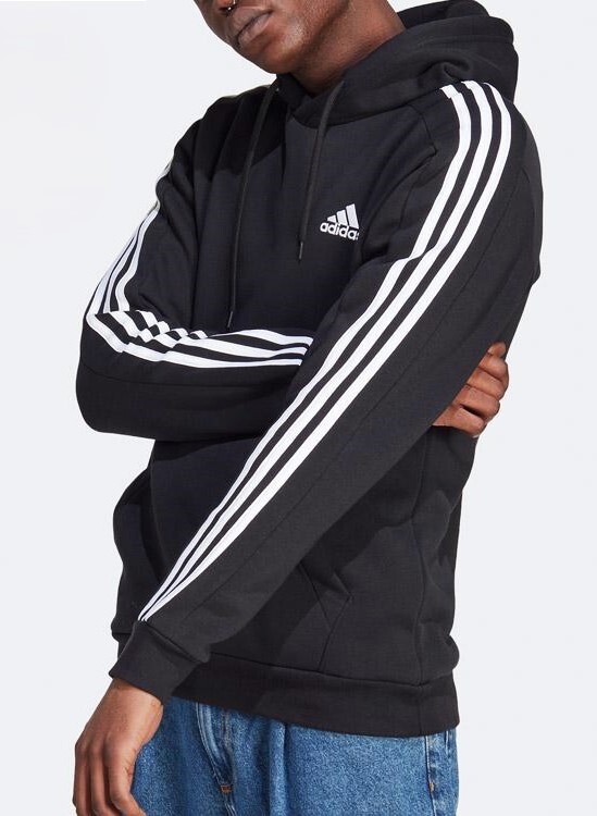 (物63)定価6,270円 新品 アディダス 裏起毛 スウェットパーカー DTN85 黒 メンXL拍卖