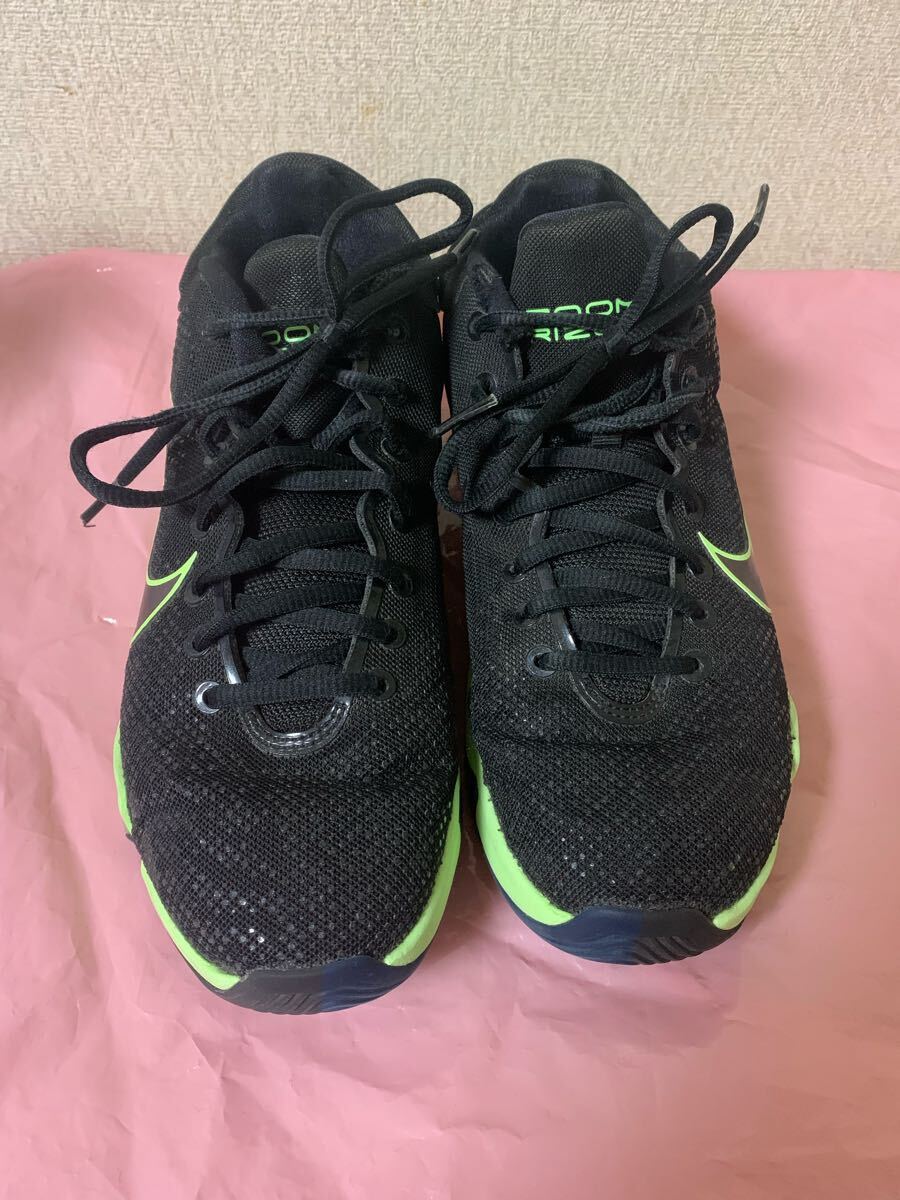 NIKE ナイキ スニーカー CT1495-001 ZOOM RISE 2 ズームライズ2 サイズ24.5 黒 ブラック スポーツ シューズ 靴 中古 現状品拍卖
