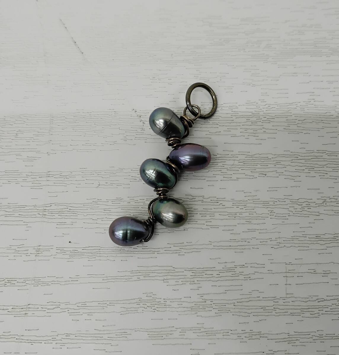 ネックレストップ パール バロックパール? 詳細不明 長期保管品 現状品拍卖