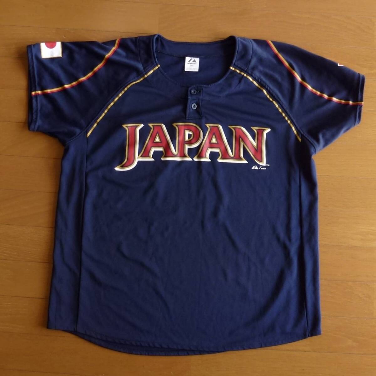 MAJESTIC製 WBC 2013 SAMURAI JAPAN 侍ジャパン ビジター 応援 ユニフォーム #17 田中将大 即決あり!拍卖