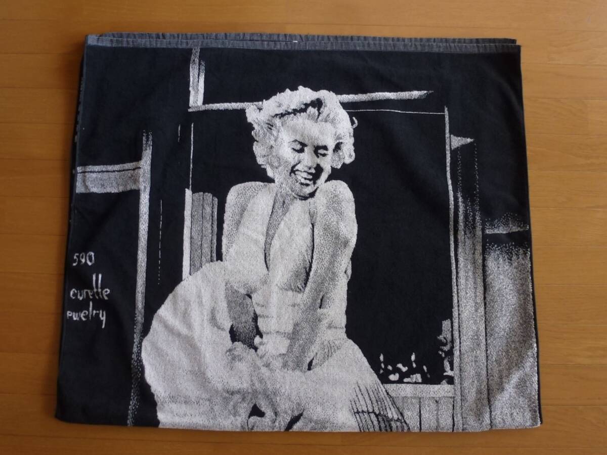 未使用品 90s マリリンモンロー 映画 7年目の浮気 大判 バスタオル 日本製 昭和 当時物 即決あり!拍卖