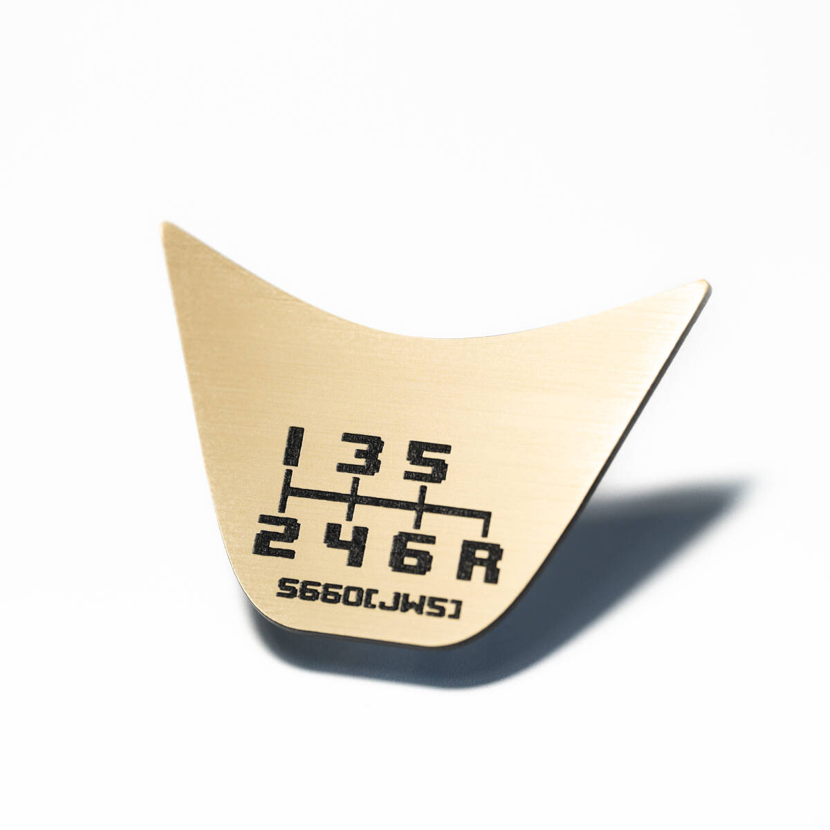 S660/JW5用 ステアシフトパターンプレート ゴールド拍卖