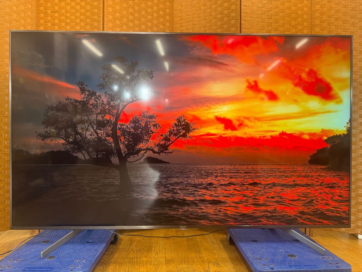 Y011◆美品◆SONY◆75V型液晶テレビ◆4Kチューナー内蔵◆Android TV◆2019年製◆KJ-75X8550G拍卖