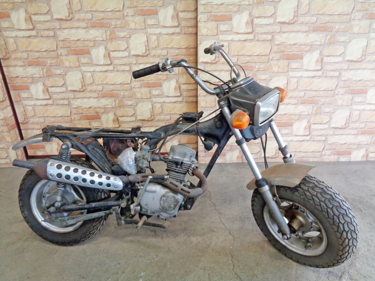 ノーティーダックス50 部品取り車 鍵、書類付き拍卖