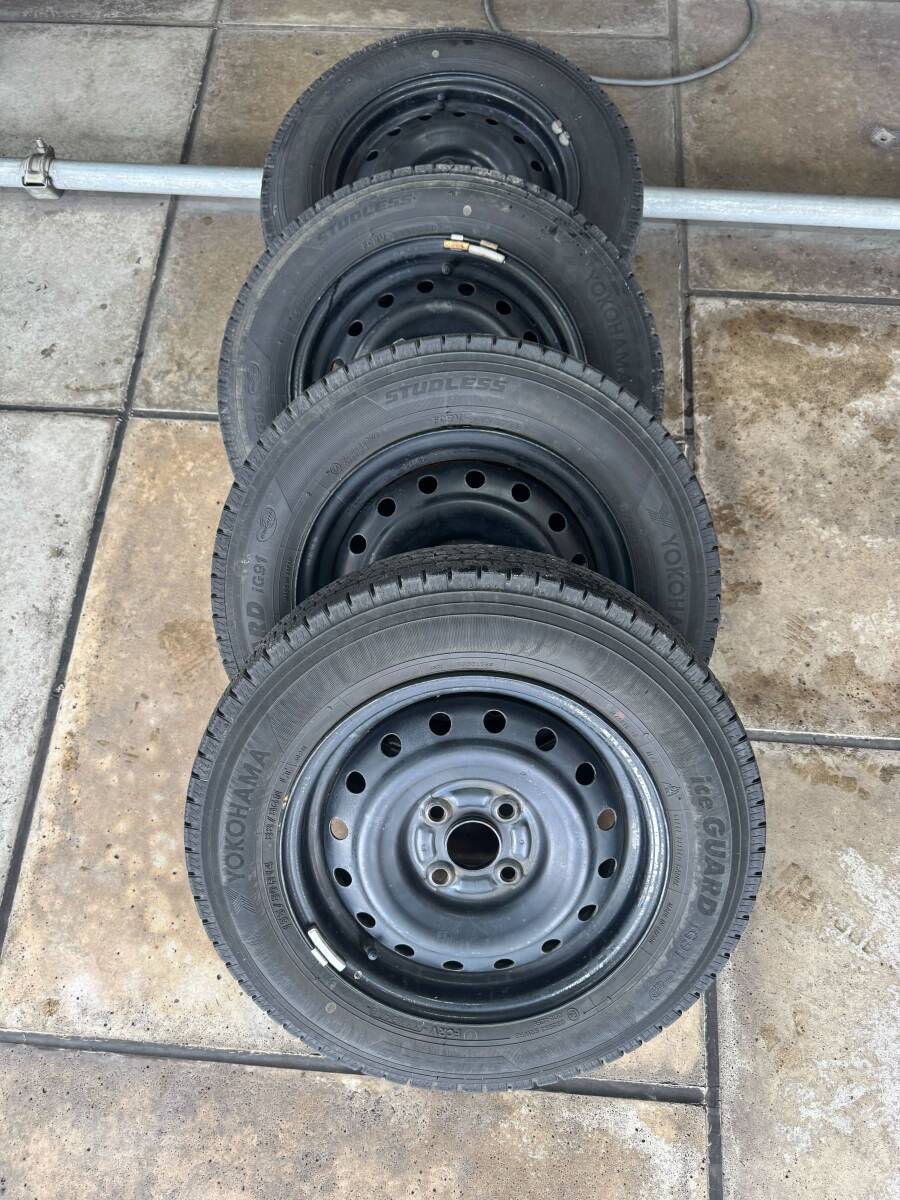 Toyota Probox / サクシード 純正タイヤ&ホイール4本セット 155/80R14拍卖