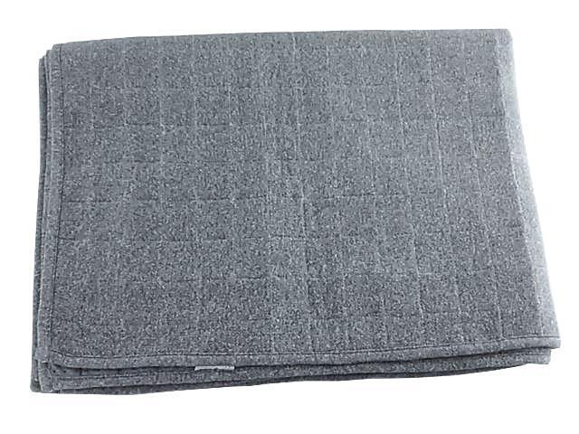 洗えるキルトラグ スウェット素材 肌触りやわらか 綿100% 2.2畳 185x185cm 杢調グレー拍卖