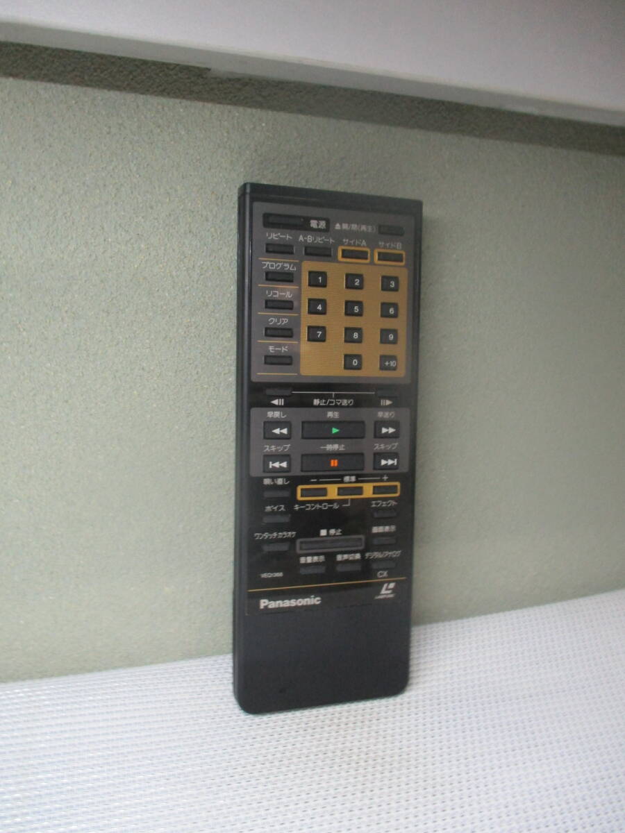 Panasonic (LX-K680 用) LDカラオケプレーヤー 用リモコン VEQ1368拍卖