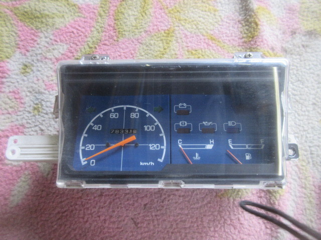 ★①R7G9642 S80P ハイゼット 純正スピードメーター 78331㎞走行 83200-87523 EBエンジン 修理やストック等に拍卖