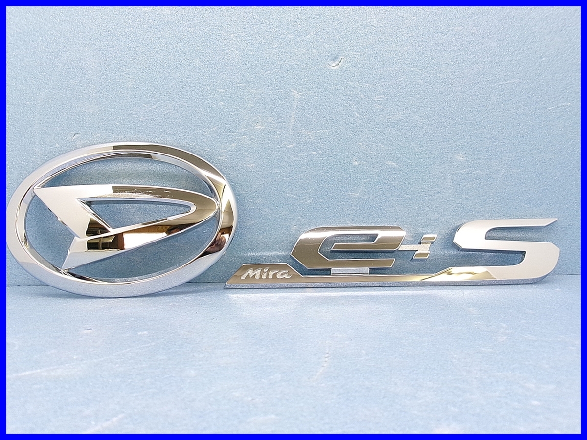 【レターパックライト】 ダイハツ LA350S ミライース 純正 リア エンブレム 75441-B2460 75431-B2080 マーク バックドア イース ネーム拍卖