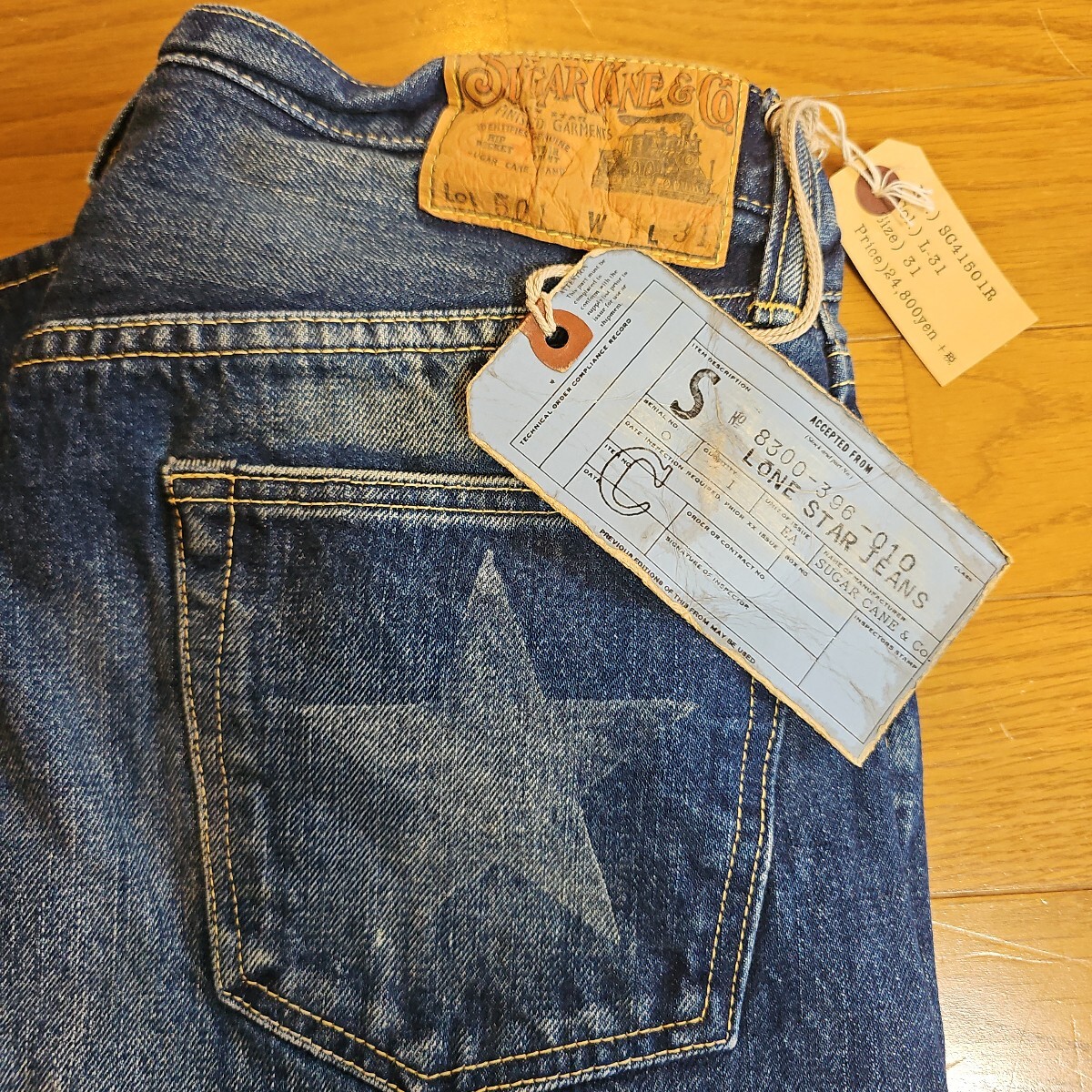 シュガーケーン ロンスター SC41501R W31 L31 新品 未使用 拍卖