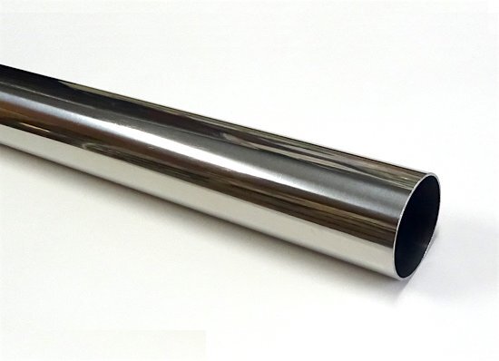 ○ステンレスパイプ 外径38.0φ 長さ43cm(430mm)厚さ1.2mm 1本 マフラー作成用材料●拍卖