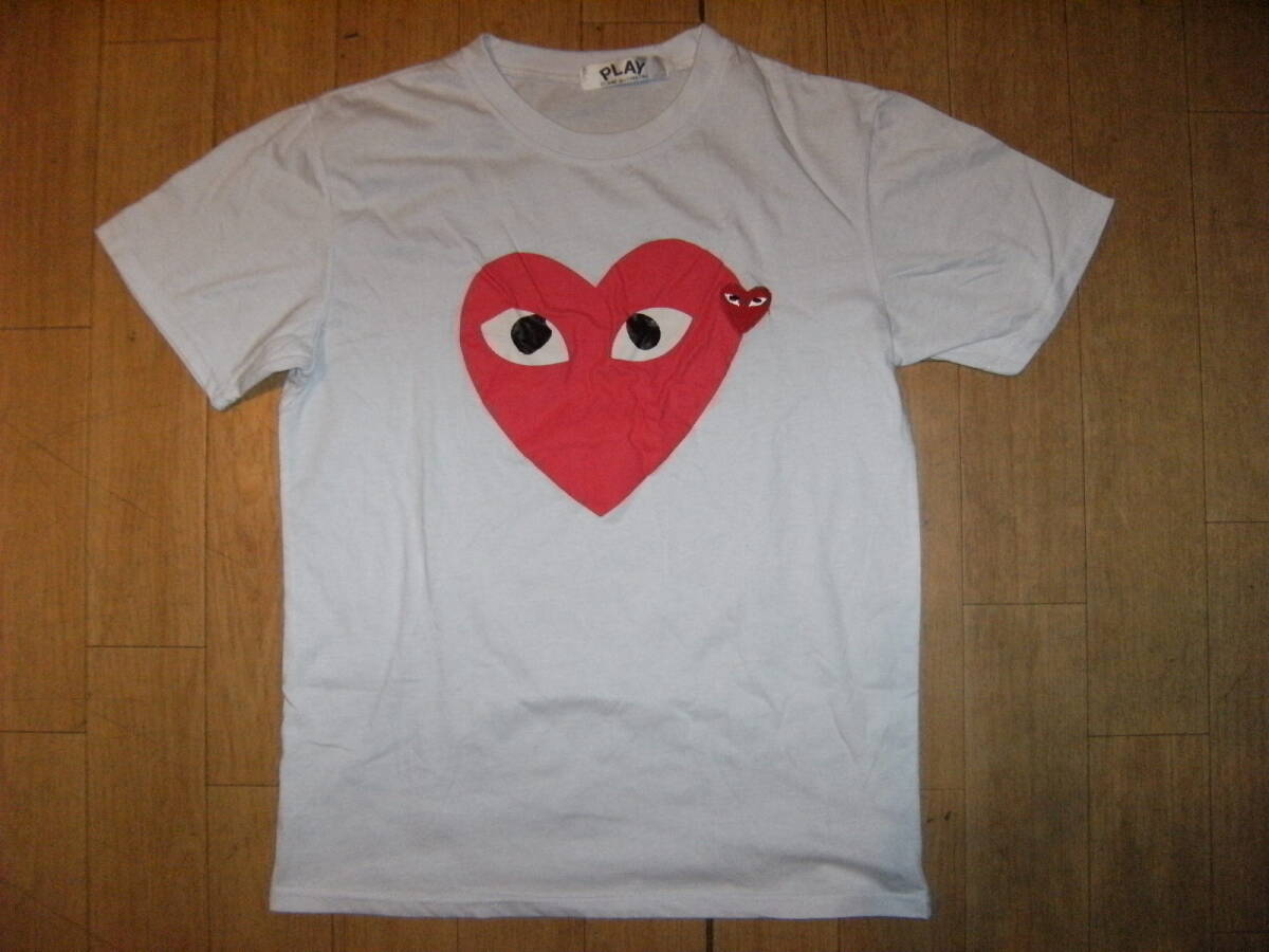 廃番★レトロ★ファッションブランド PLAY COMME des GARCONS コム・デ・ギャルソン Tシャツ★ディスコ DCブランド セレブ 拍卖