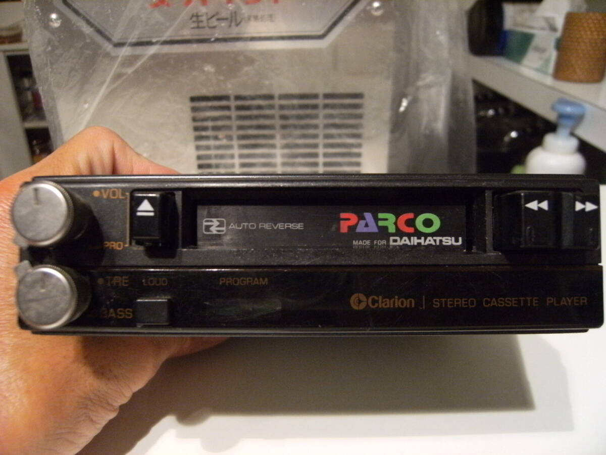 廃番★昭和レトロ★日本製★クラリオン ダイハツ パルコ カーステレオ カーオーディオ カセットプレイヤー 旧車★デコトラ 街道レーサー拍卖