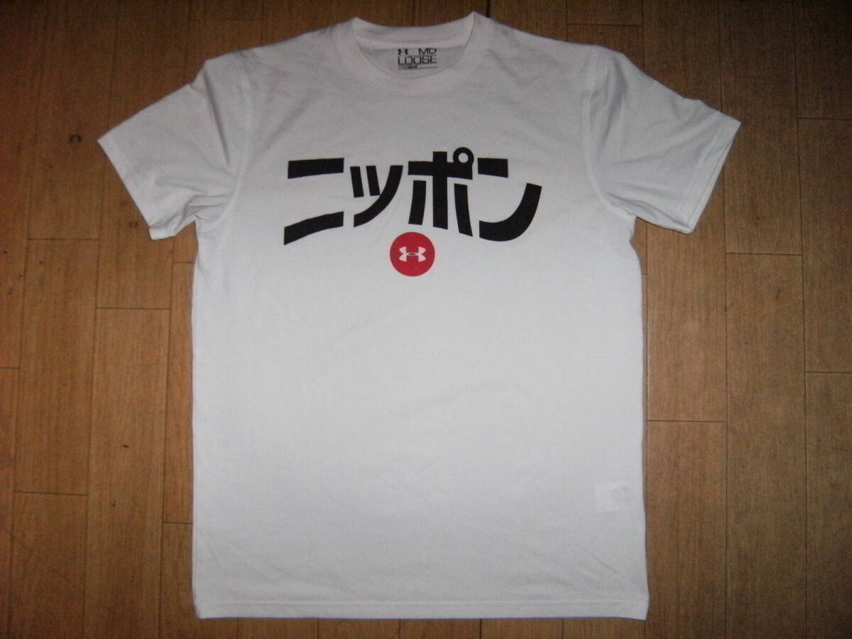 UNDER ARMOUR アンダーアーマー 日本 JAPAN Tシャツ★運動着 サッカー 野球 陸上 アメフト 筋トレ マラソン ラグビー アウトドア 登山拍卖