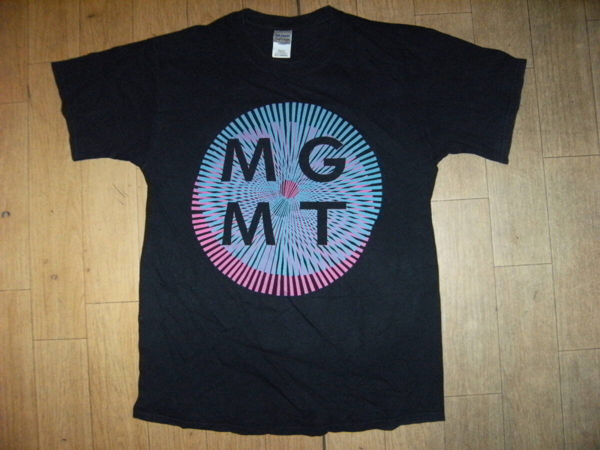 廃番★レトロ★洋楽 アメリカ 2014年 JAPAN TOUR 日本ツアー MGMT Tシャツ★サイケデリックバンド ロックバンド ポップス拍卖