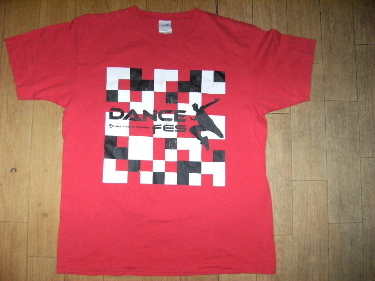 廃番★レトロ★avex Dance Master DANCE FES 祭り エイベックス ダンスマスター Tシャツ★スポーツクラブ ルネッサンス ヒップホップ 踊り 拍卖