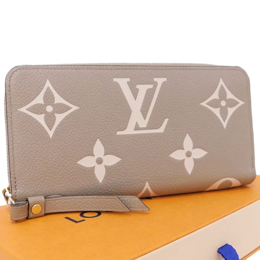 ルイヴィトン ジッピーウォレット M69794 ベージュ系 レザー アンプラント お洒落 Louis Vuitton拍卖