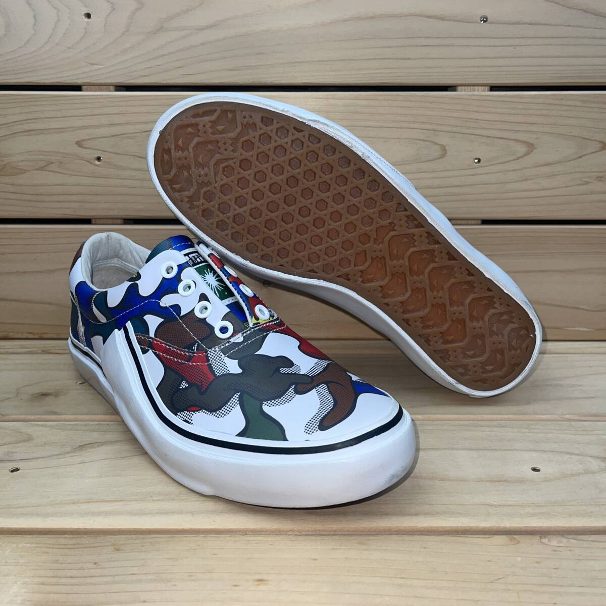 プーマ バイ ミハラヤスヒロ 23cm 税込定価17600円 ホワイト PUMA by MIHARA YASUHIRO MY-61 Un Camo L コラボ スニーカー 天然皮革 白 ②拍卖